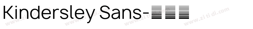 Kindersley Sans字体转换